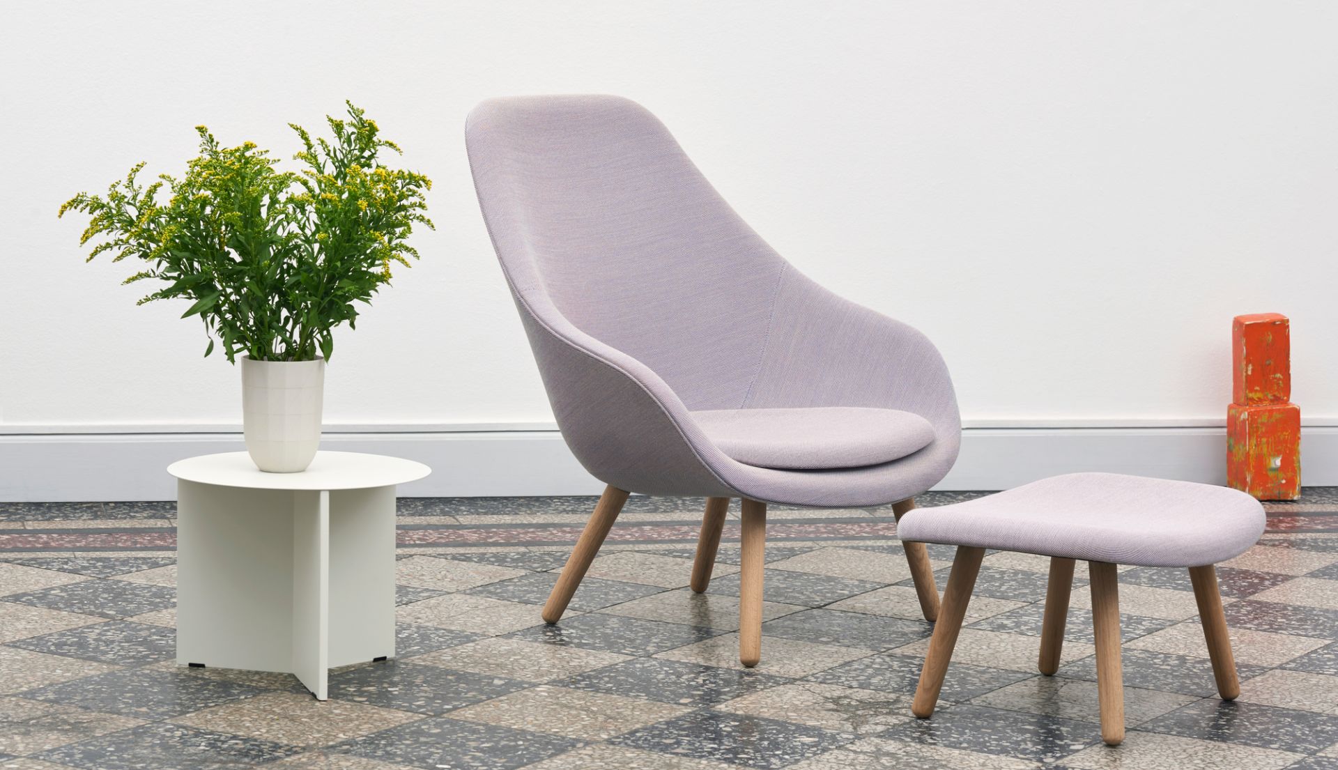 About a Lounge AAL 92 AAL92 High Armchair Hay HAY AAL 92